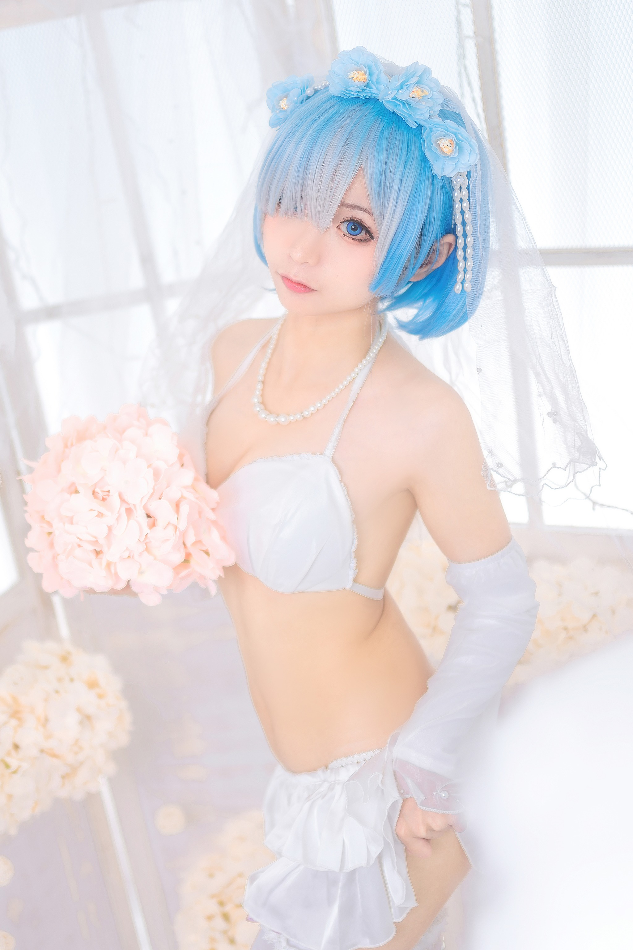 图片[1]-蠢沫沫 – NO.040 雷姆花嫁[44P]-XikXak
